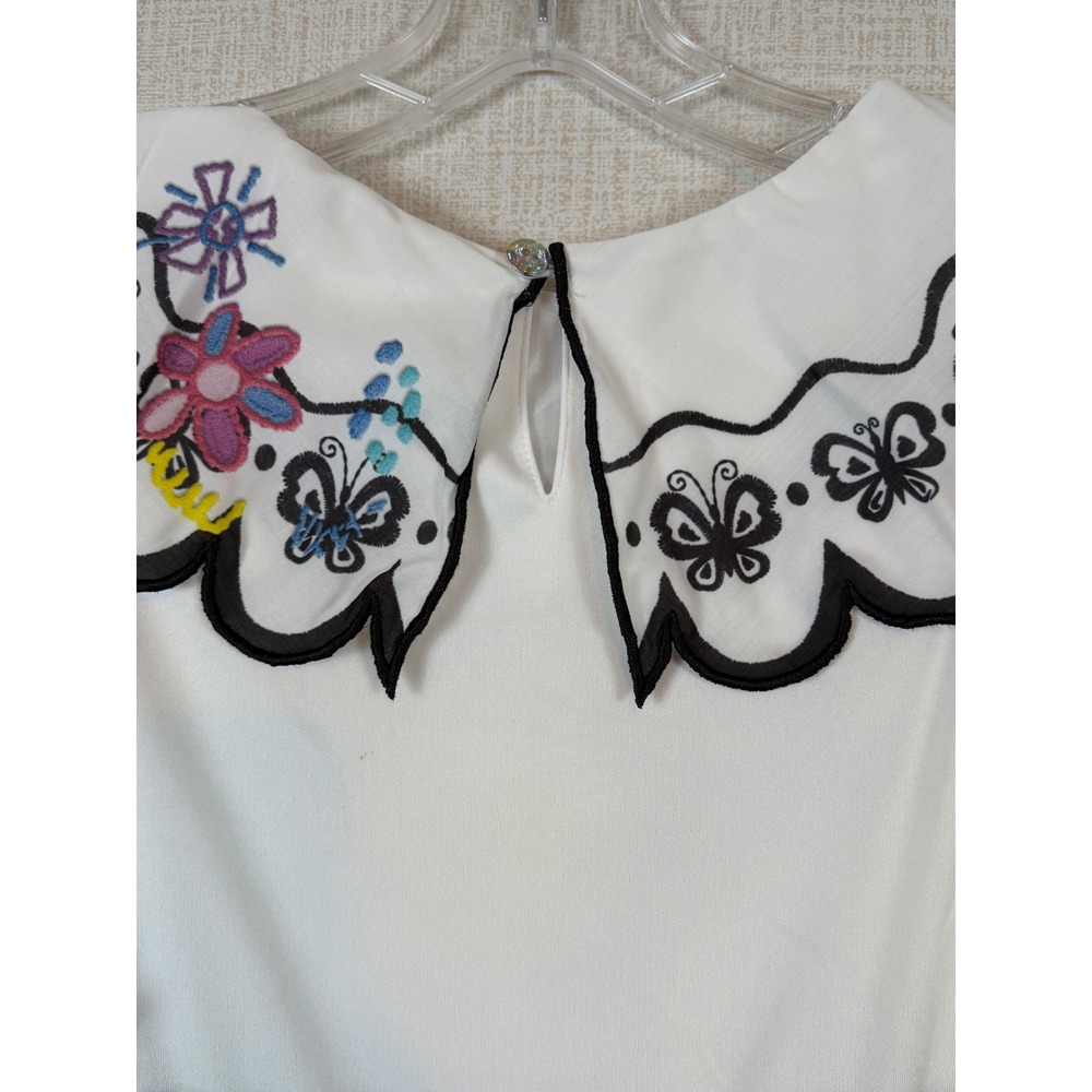 Disney Store Encanto Mirabel Costume Dress Girls Size 7/8 Embroidered Halloween - Picture 11 of 11
